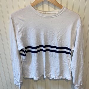 White long sleeve stripe top🤩